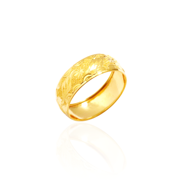Textured Motif Ring