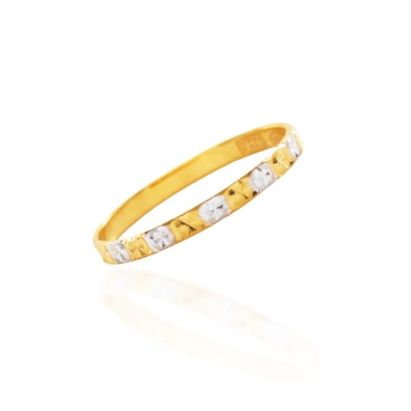 Steffi Duo-Tone Delicate Ring