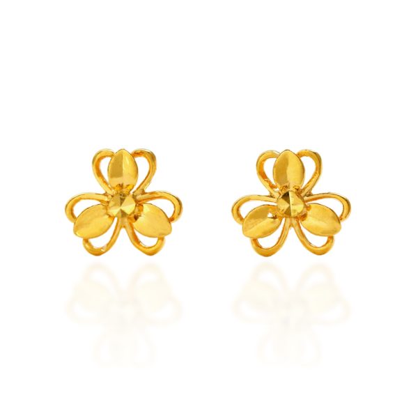 Alternating Trio Petal Earstuds