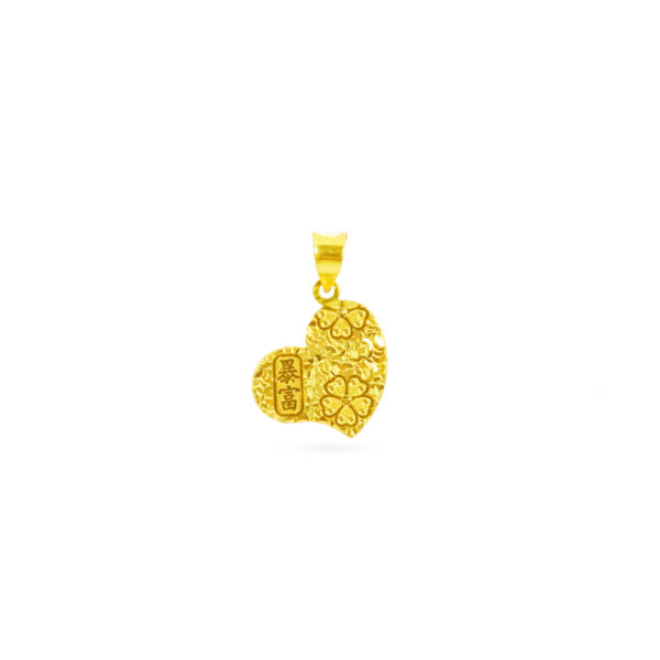 LuckyBloom Heart Pendant